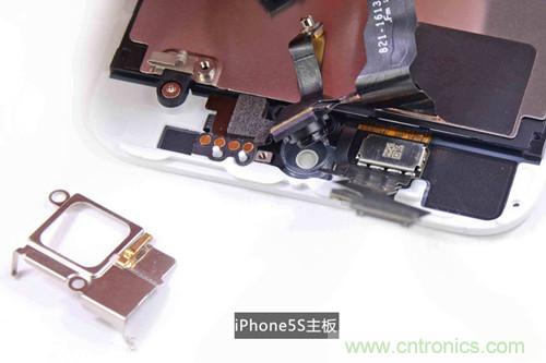 土豪金iPhone 5S拆解：內部結構升級，維修難度增加