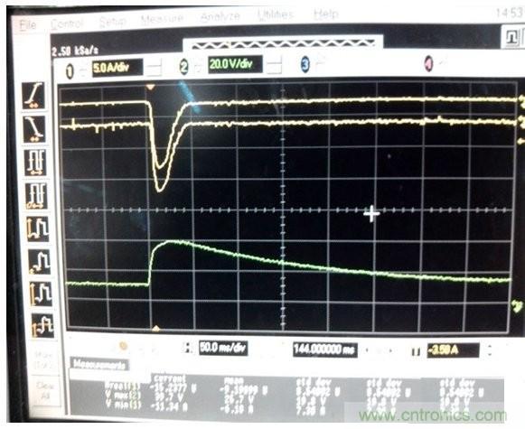 測試電壓30V和電流11.34A