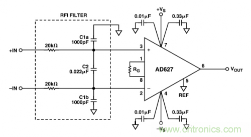 放大電路普及：射頻干擾整流誤差電路設(shè)計(jì)