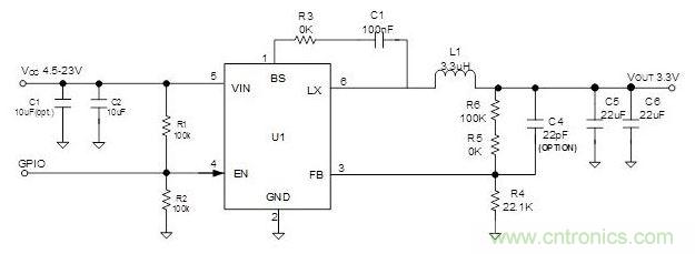 Figure.2 EV5413-DB設計原理圖