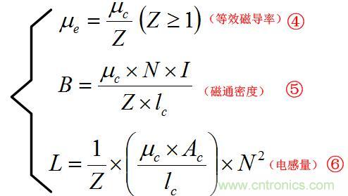 總結氣隙功率電感儲能的關系及意義