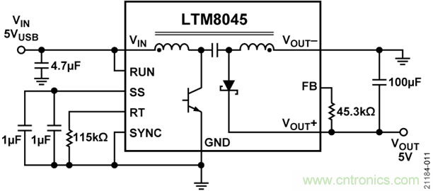 USB供電、915MHz ISM無線電頻段、具有過溫管理功能的1W功率放大器