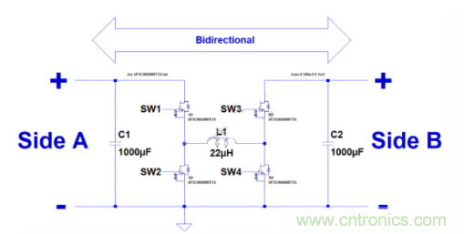 如何用碳化硅MOSFET設(shè)計(jì)雙向降壓-升壓轉(zhuǎn)換器？